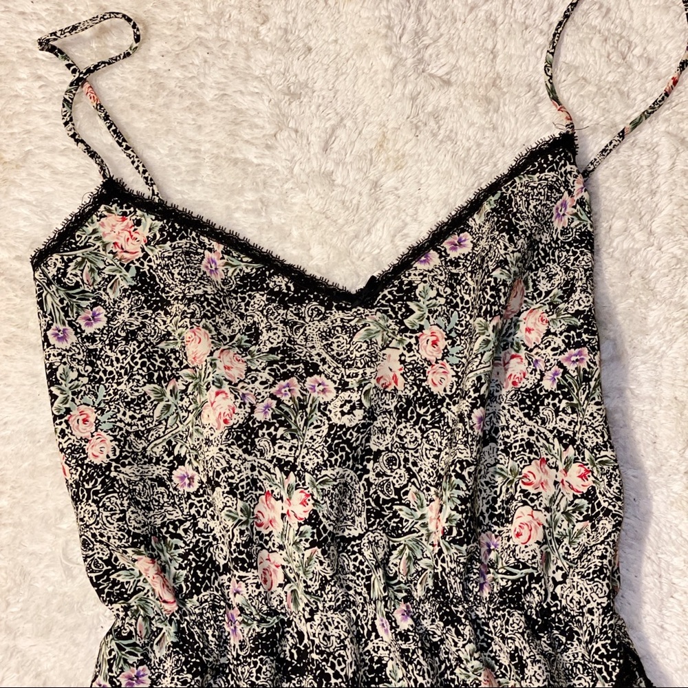 Free People Flowery Bodysuit with Lace Detail - Picture 2 of 6